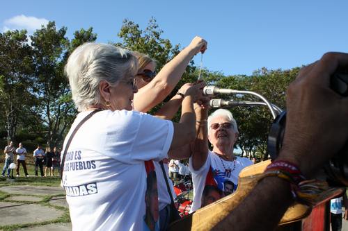 Cindy Sheehan en el VII Coloquio Internacional por la Libertad de los Cinco y contra el Terrorismo